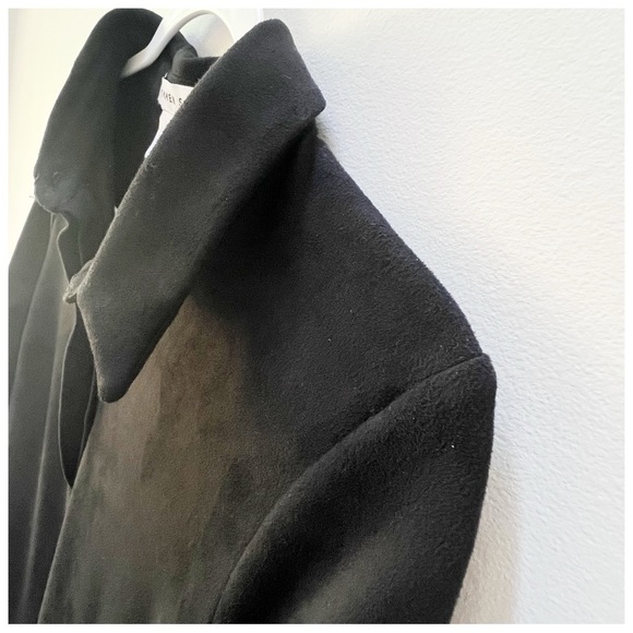 Gretchen Scott Women’s Black Faux Suede Dress Size Small - Picture 4 of 15